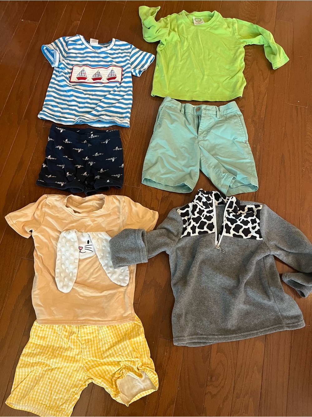 Mixed Kids Clothing Set - sizes 5 & 6 and UnderArmor like new tennis shoes sz 12